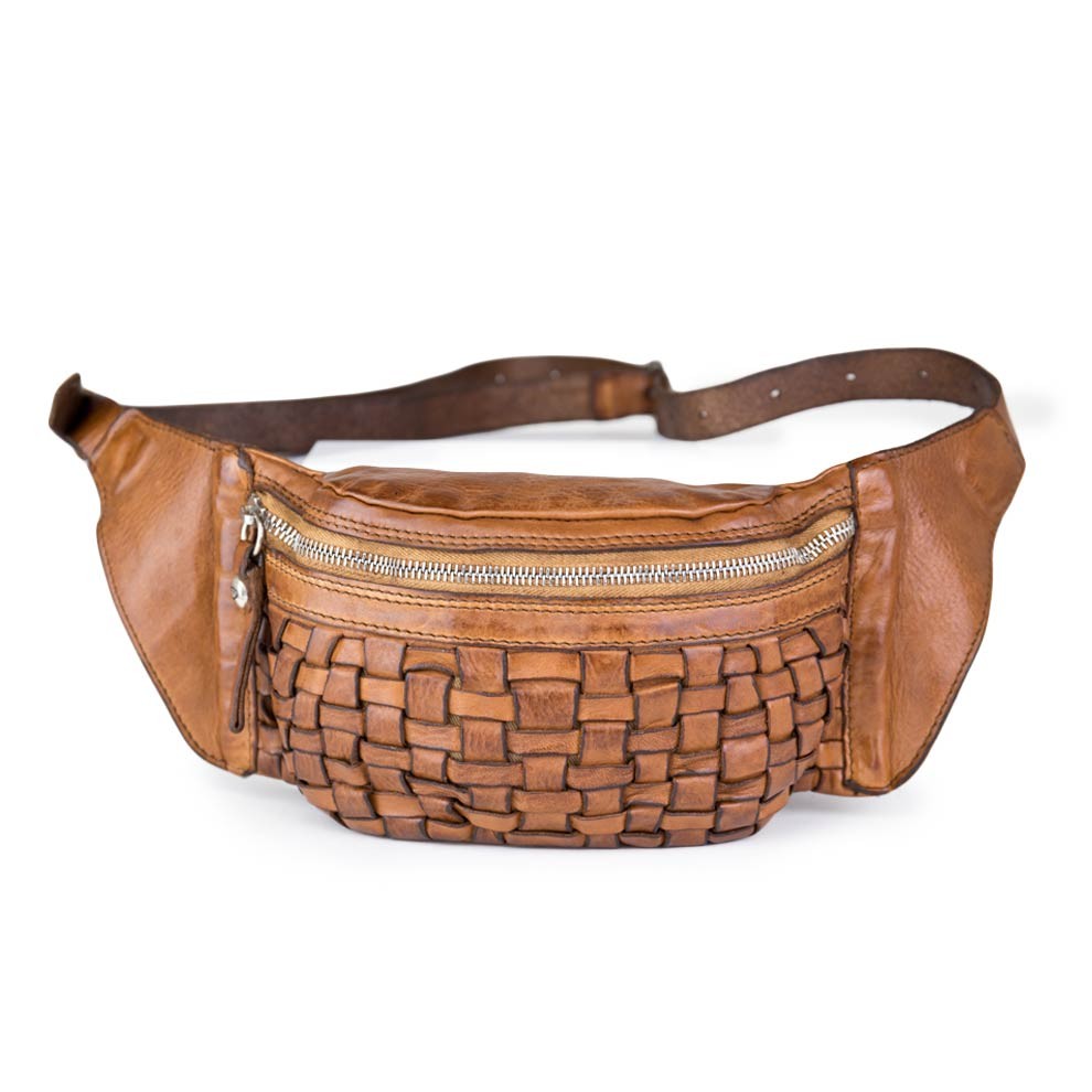 Handmade Leather Sling Bag Leather Fanny Pack Individuality