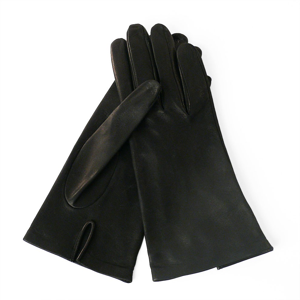 Unlined Leather Gloves Black Sandro Temin Pierotucci   2651 7 0 