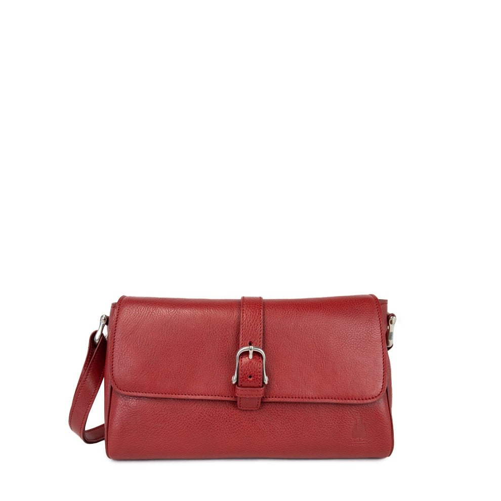 Baguette Shoulder Bag Red Toscanella | Pierotucci