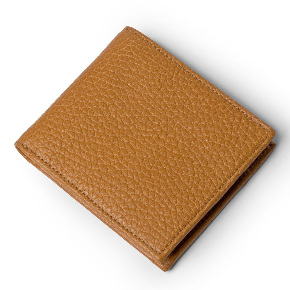 Classic Wallet Camel In Ostrich Pierotucci