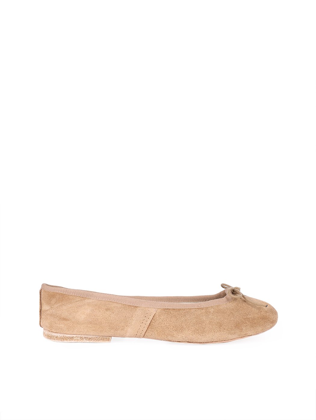 Ballet Flats Light Brown Suede