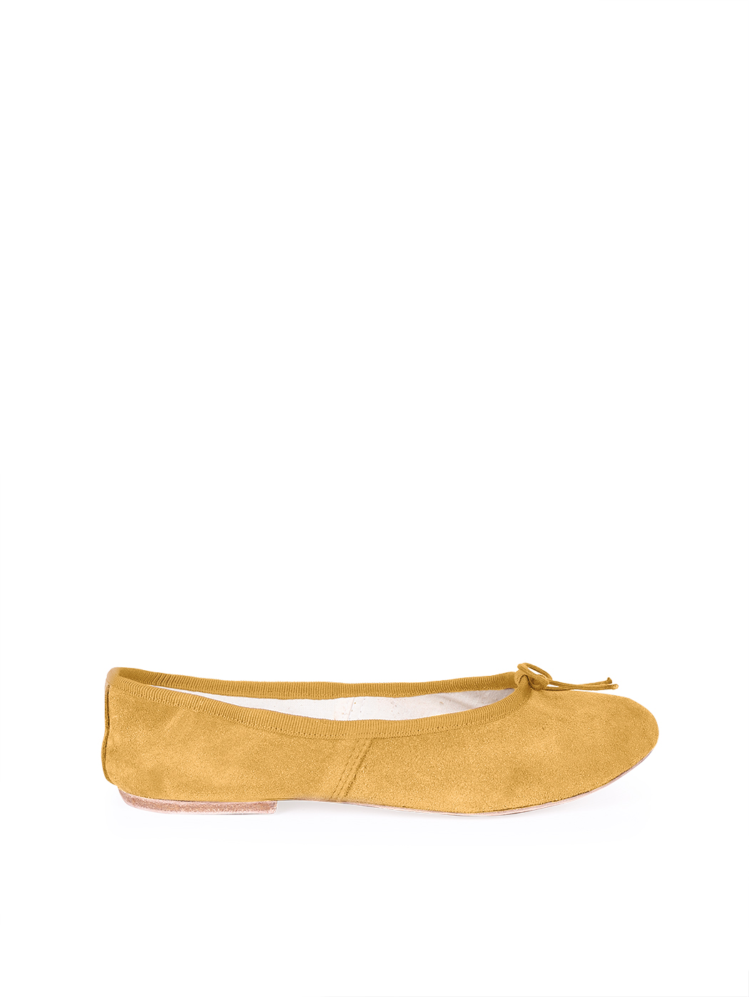 Ballet Flats Mustard Suede