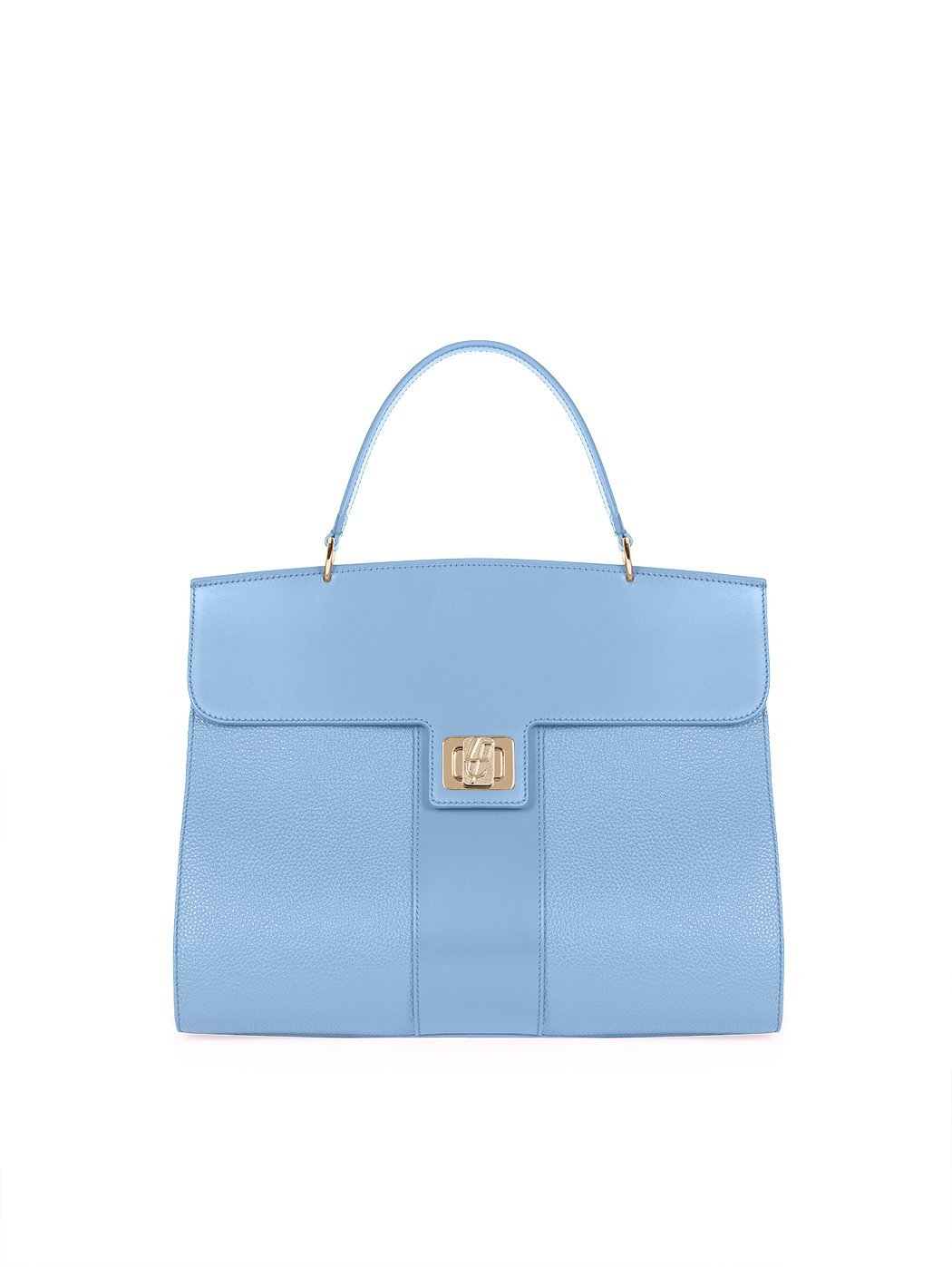 Luxury 50s Top Handle Handbag Lavinia Sky Blue