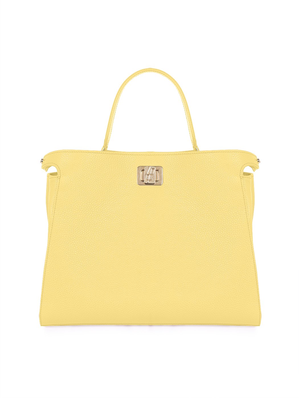 Top Handle Turnlock Handbag Piccarda Lemon Yellow