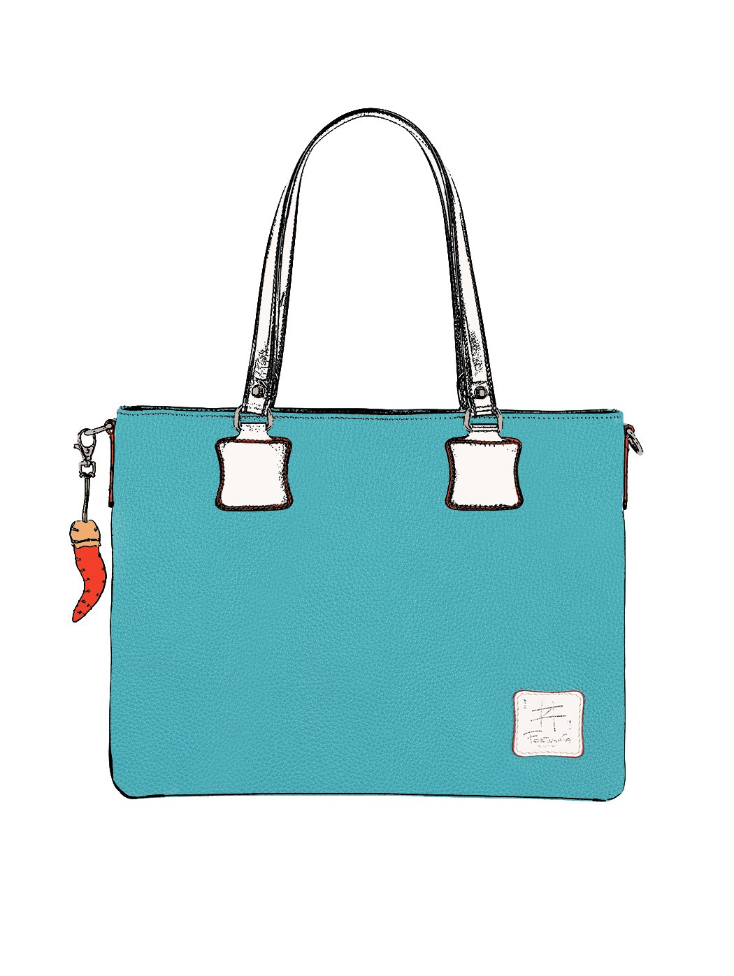 Dooney and bourke Pale blue Small Lexington Tote