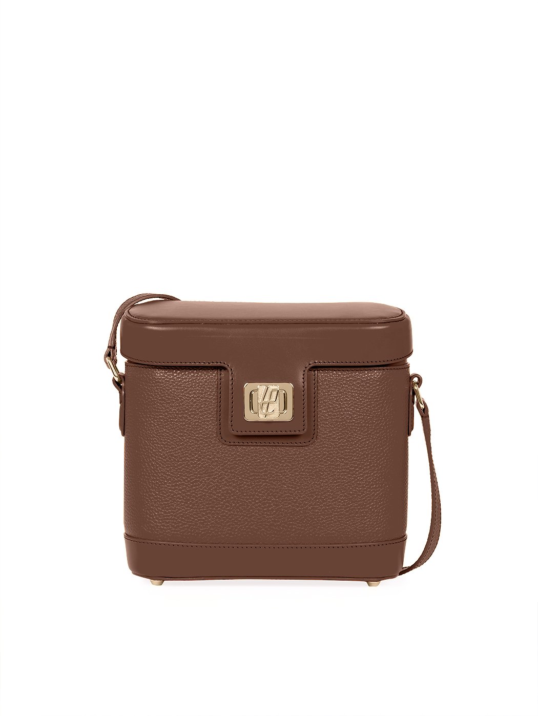 Binocular Bag Shoulder Crossbody Lucretia Dark Brown