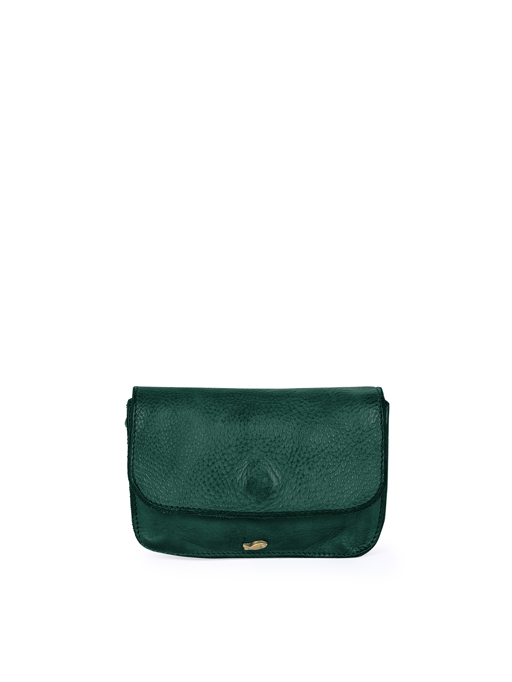 Mini Shoulder Clutch Bag Distressed Green Bottle