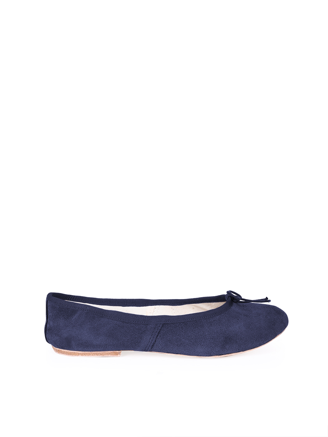 Ballet Flats Dark Blue Suede