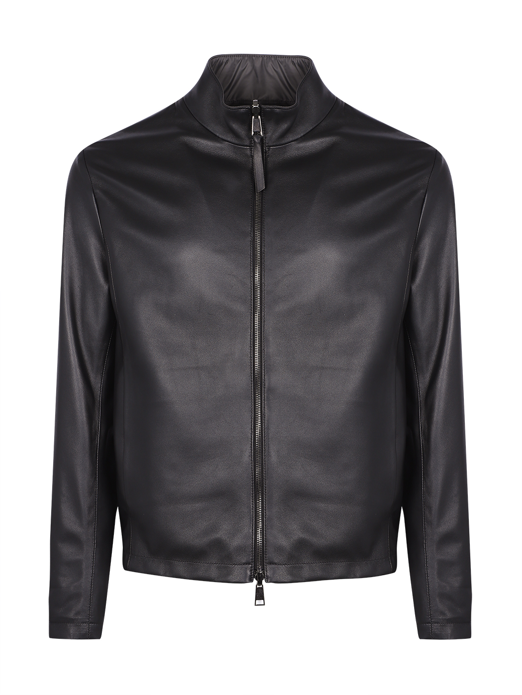 Giacca reversibile biker da uomo nera