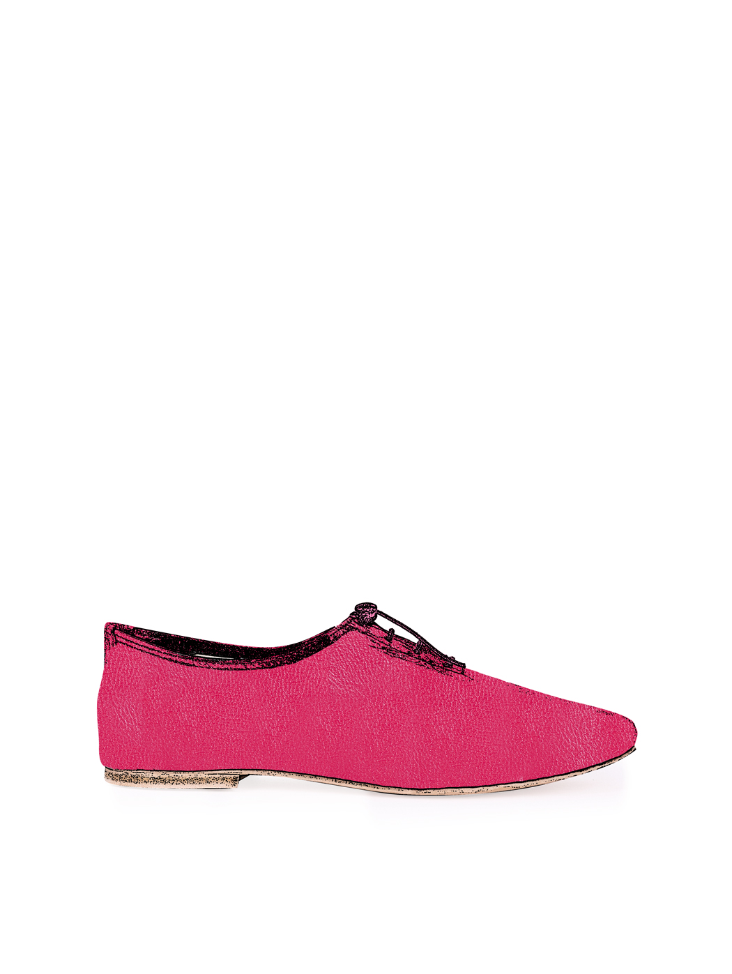 Jazz Dance Ballet Flat Shoes Cherry Red 22-Cherry Red