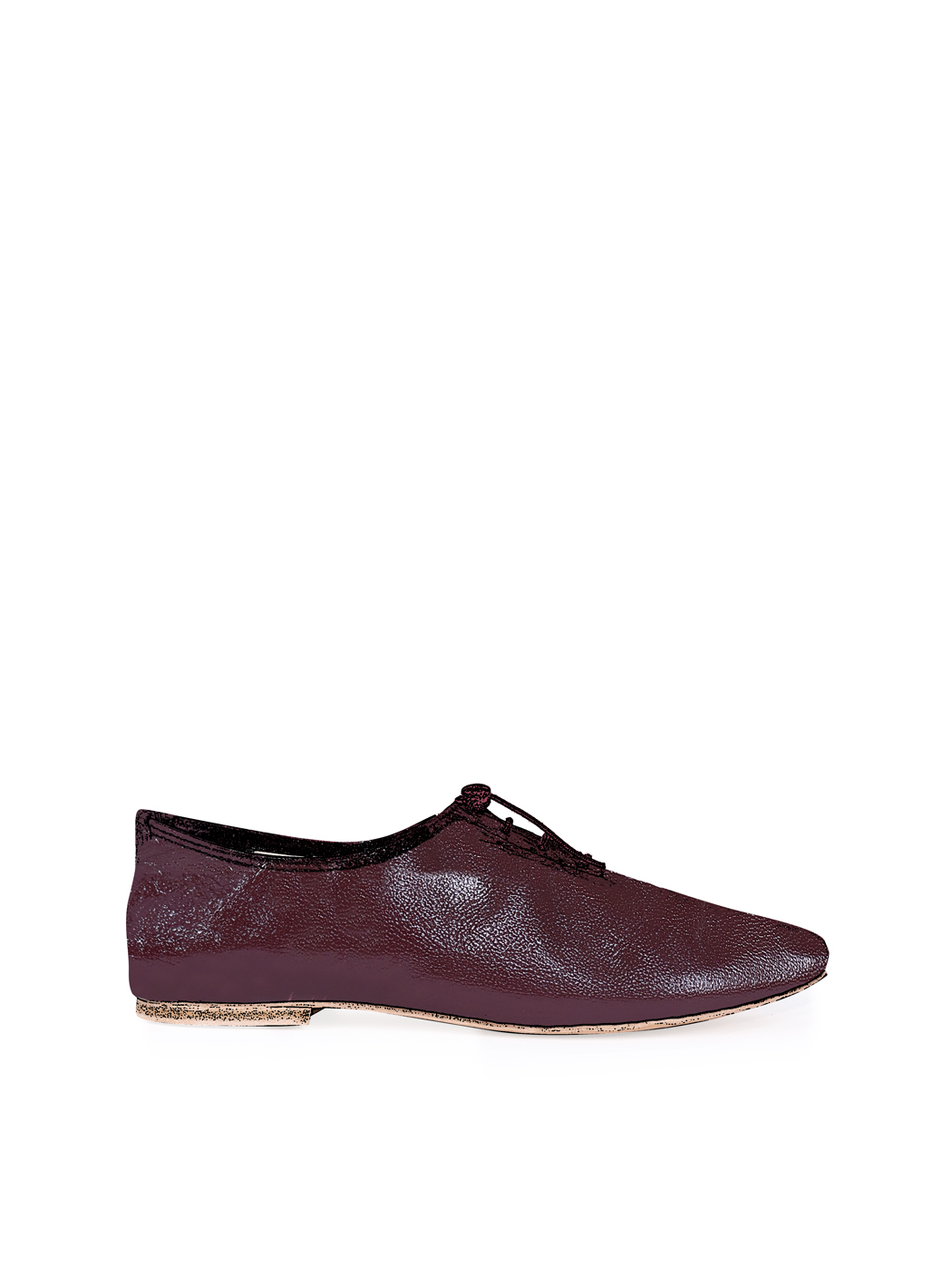 Jazz Dance Ballet Flat Shoes Bordeaux 08-Oxblood