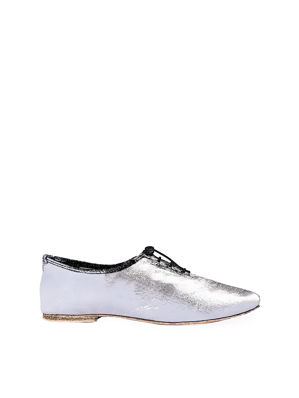 Jazz Dance Ballet Flat Shoes Gunmetal 53-Gun Metal Metallic