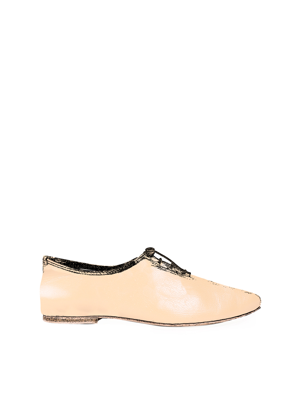 Jazz Dance Ballet Flat Shoes Light Tan 39-Light Tan