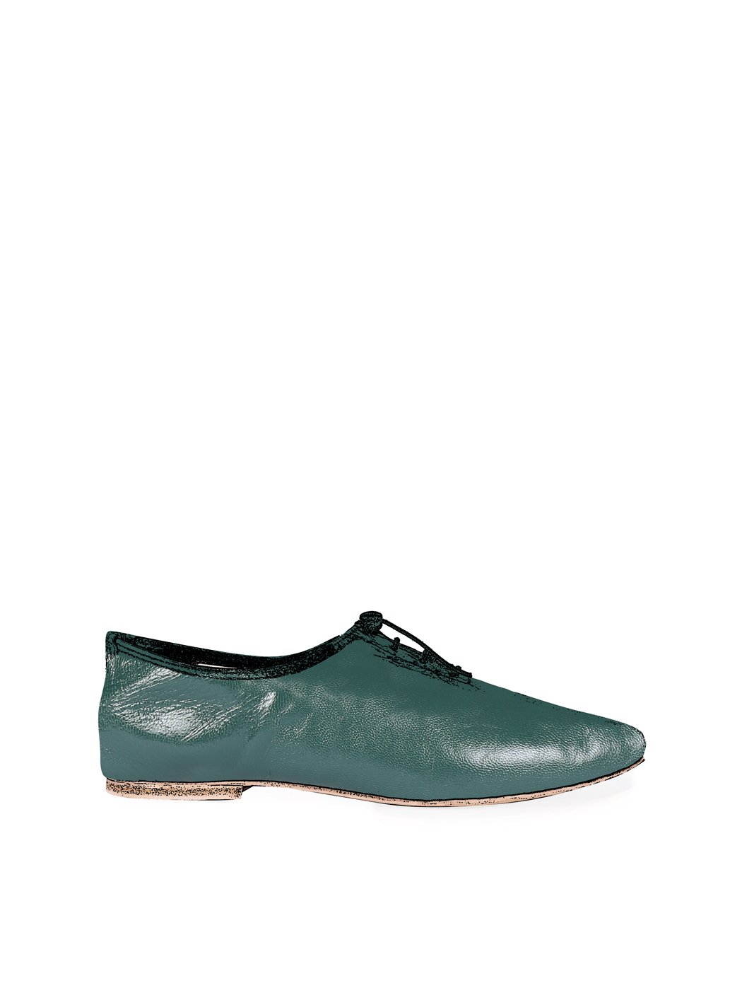 Jazz Dance Ballet Flat Shoes Dark Green 25-Dark Green