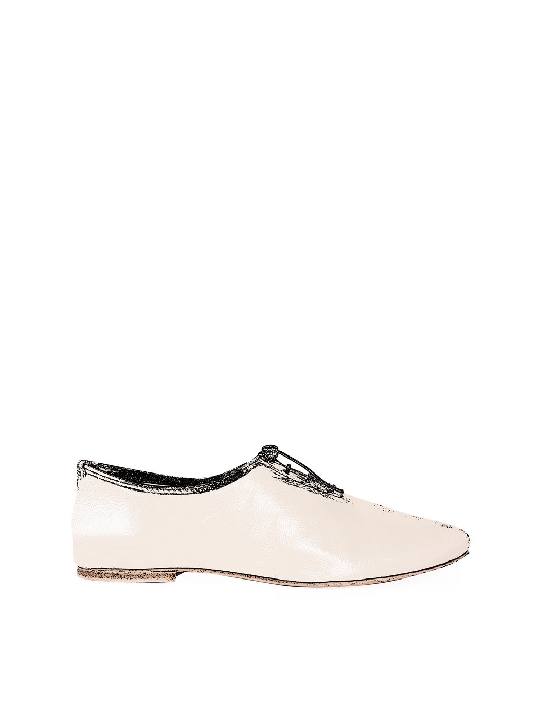 Jazz Dance Ballet Flat Shoes Bone 30-Bone