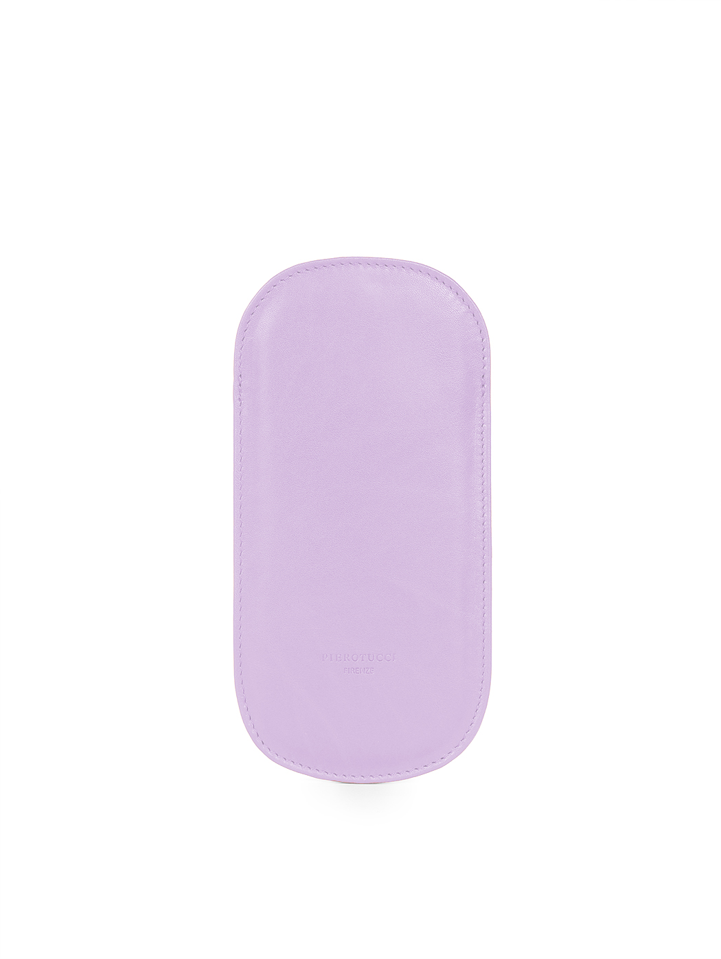 Smooth Leather Slim Eyeglass Case Lilac