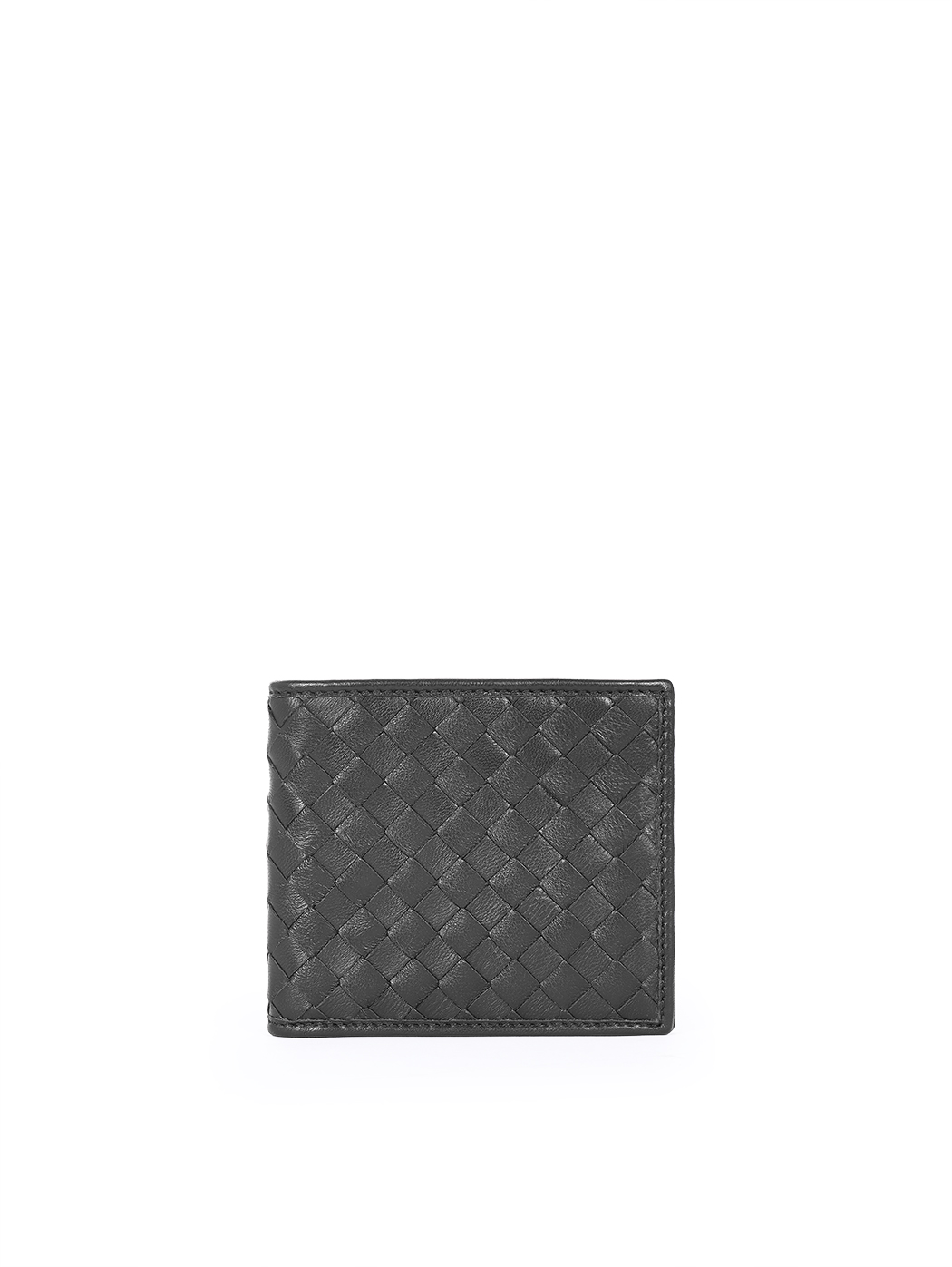 Classic 8 Card Billfold Woven Wallet Black