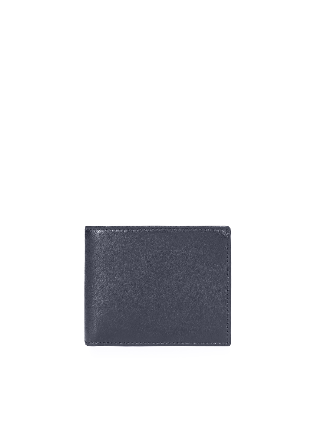 Slim Smooth Leather USD Bilfold Card Wallet Navy Blue