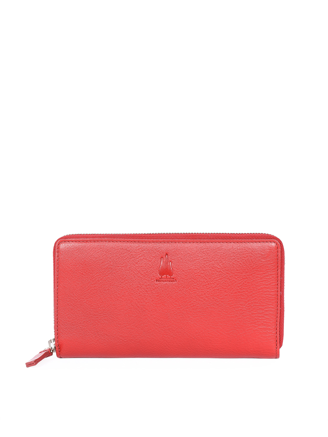 Zip Around Wallet Red