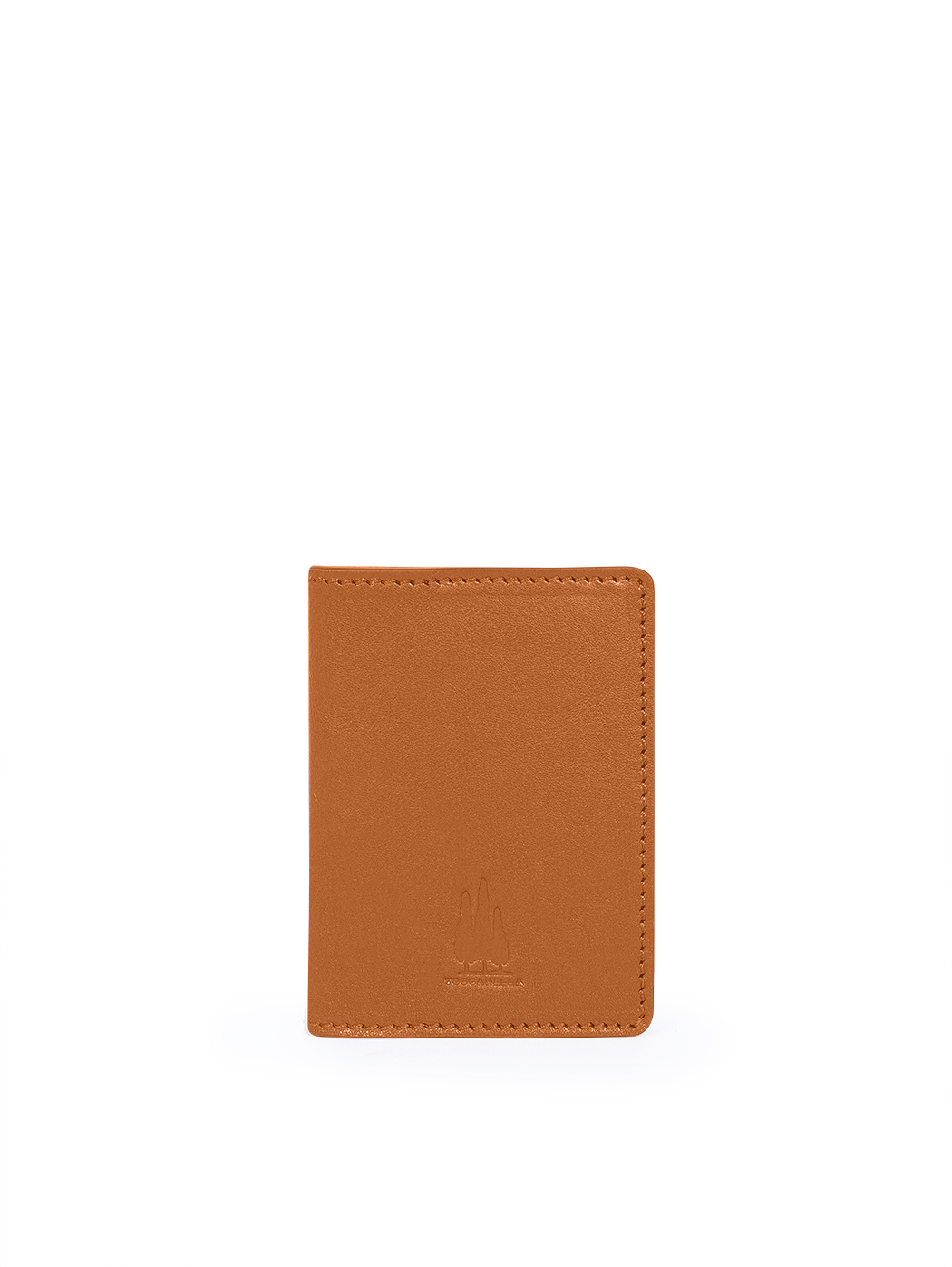 Business Card Holder in Leather Tobacco