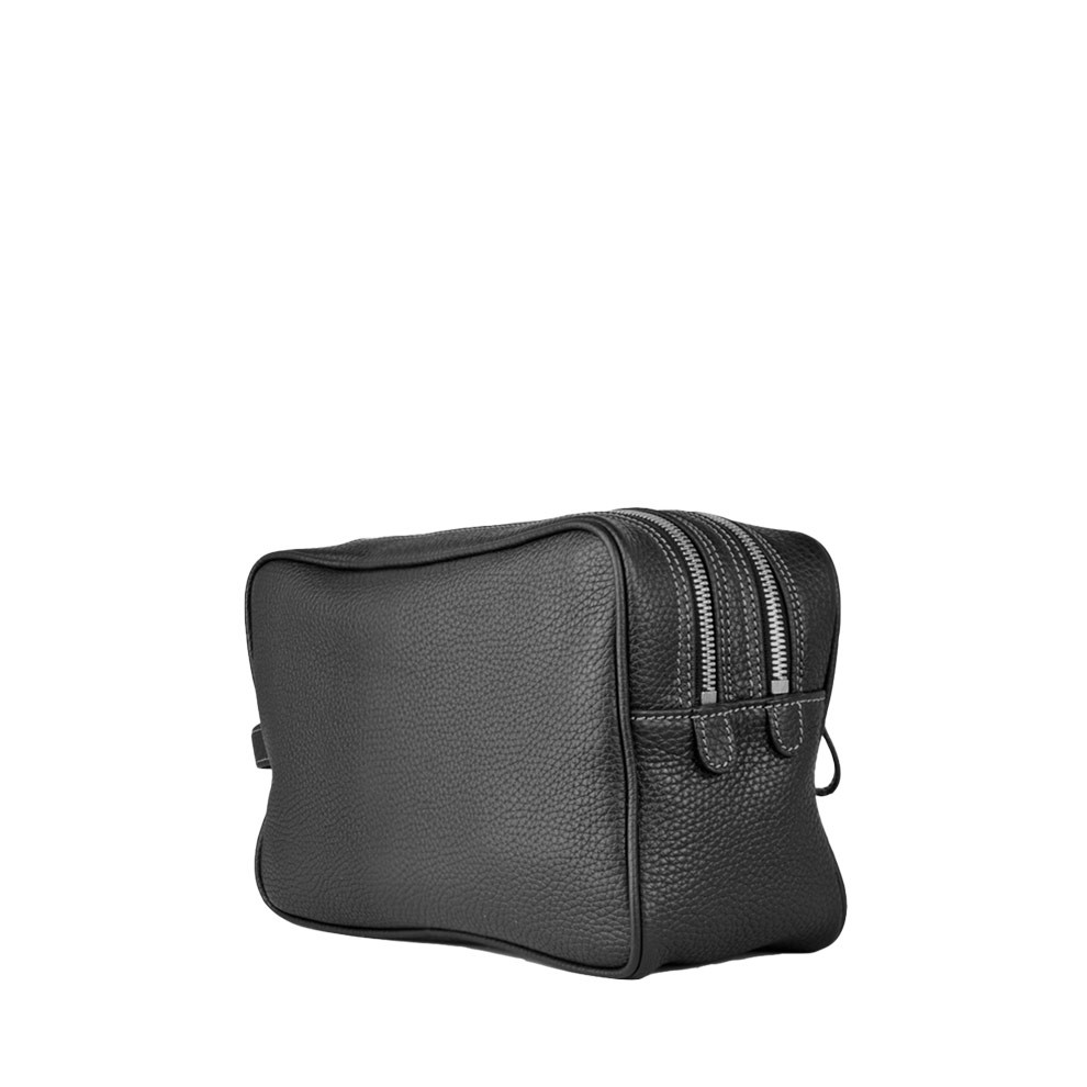Luxury Italian Leather Toiletry Bag for Women
