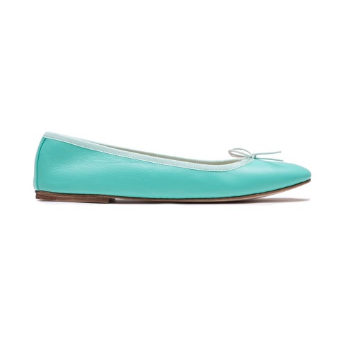 Turquoise ballet online flats