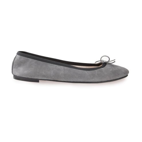 Ballet Flats Dark Grey Suede