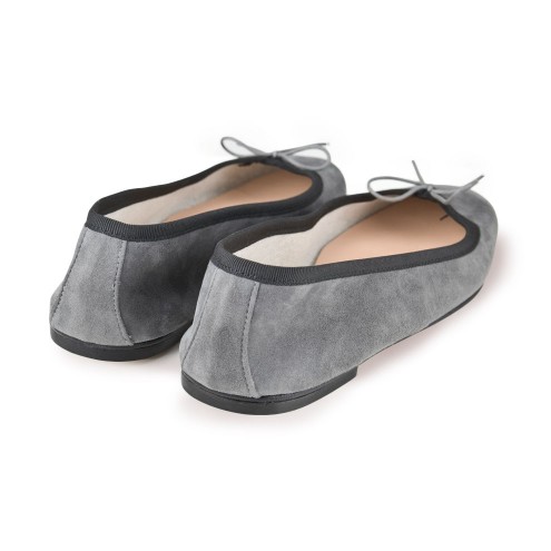 Grey cheap ballet flats