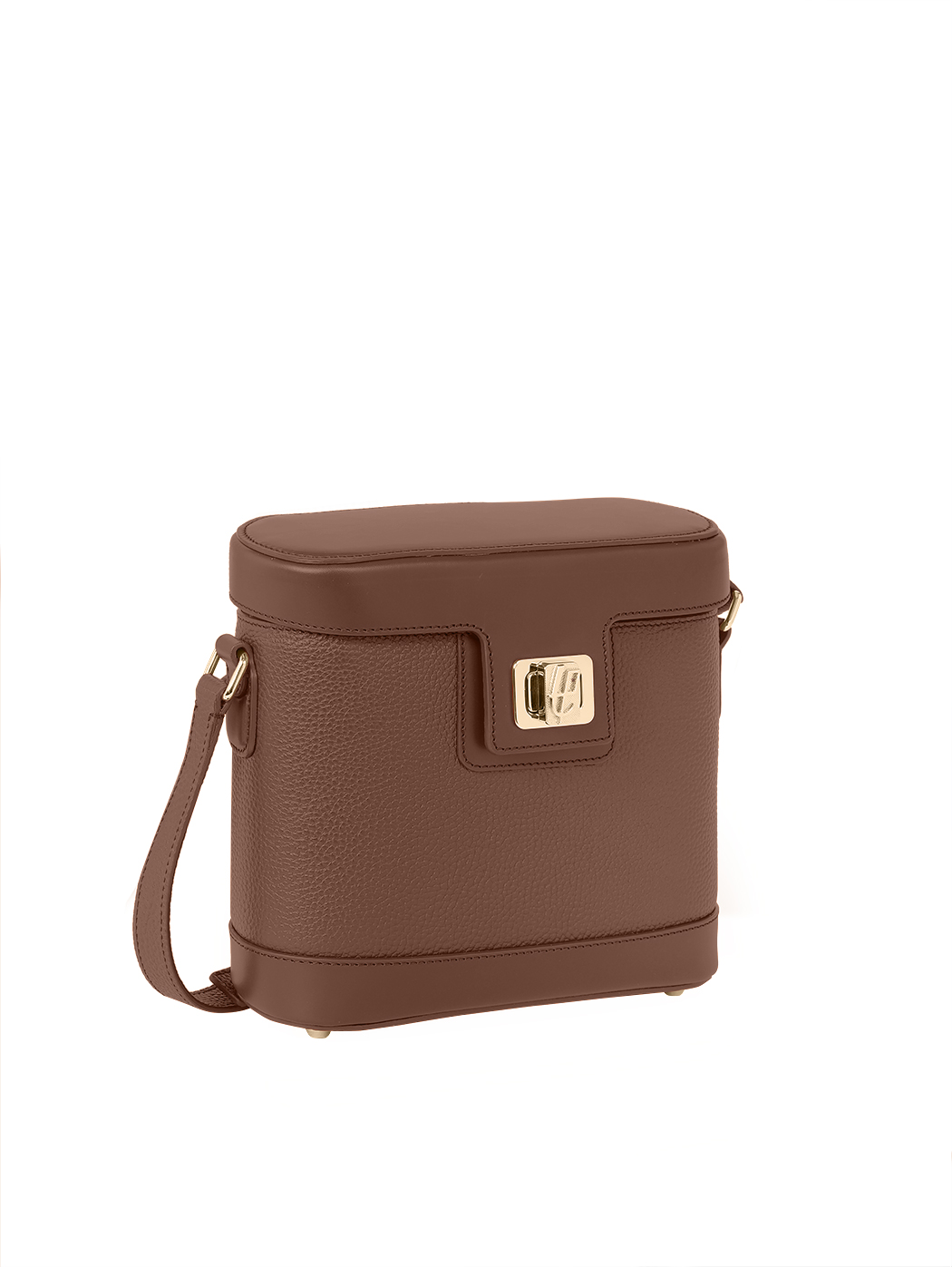 Binocular Bag Shoulder Crossbody Rosa Louise Dark Brown