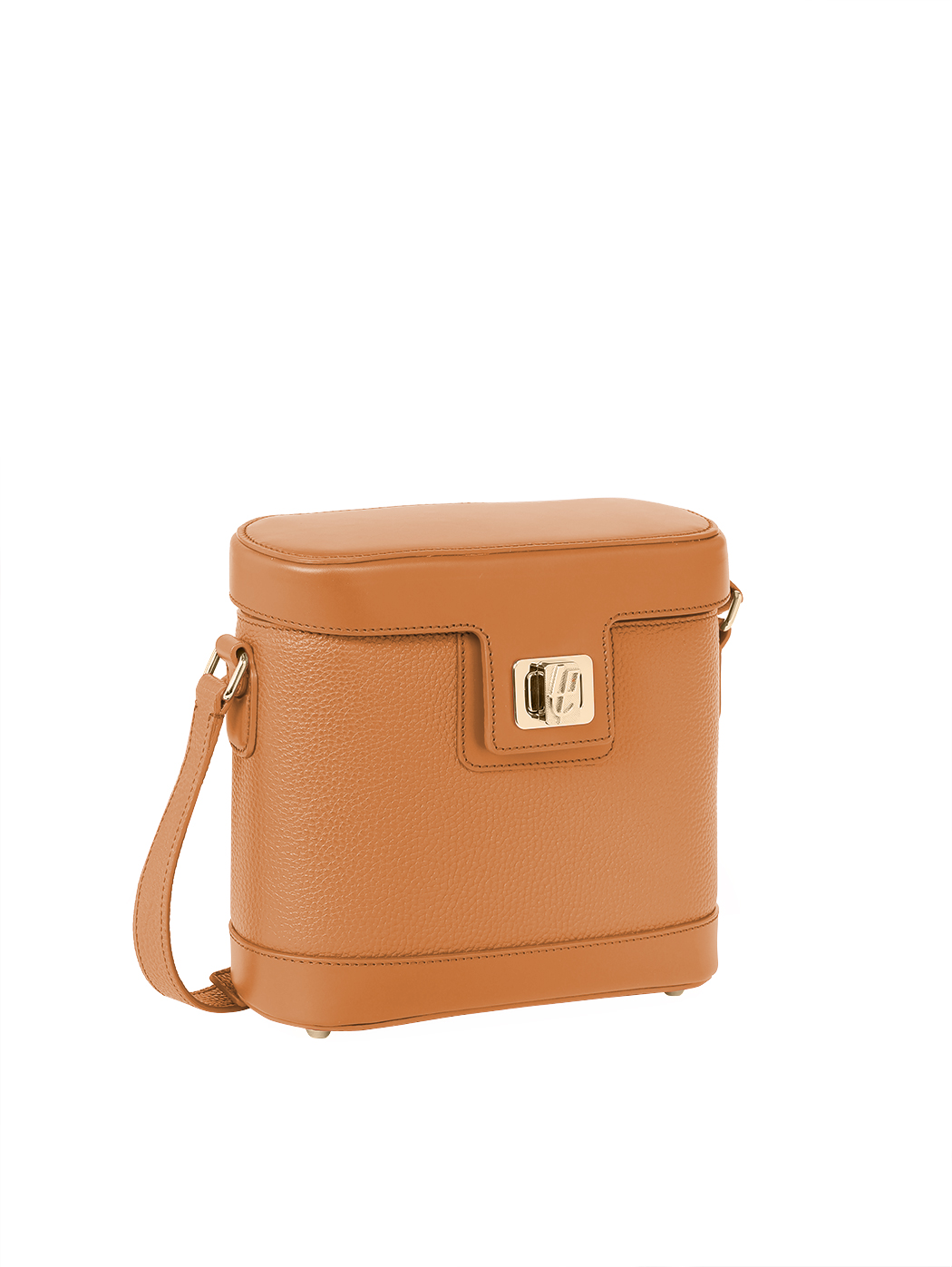 Binocular Bag Shoulder Crossbody Rosa Louise Brown