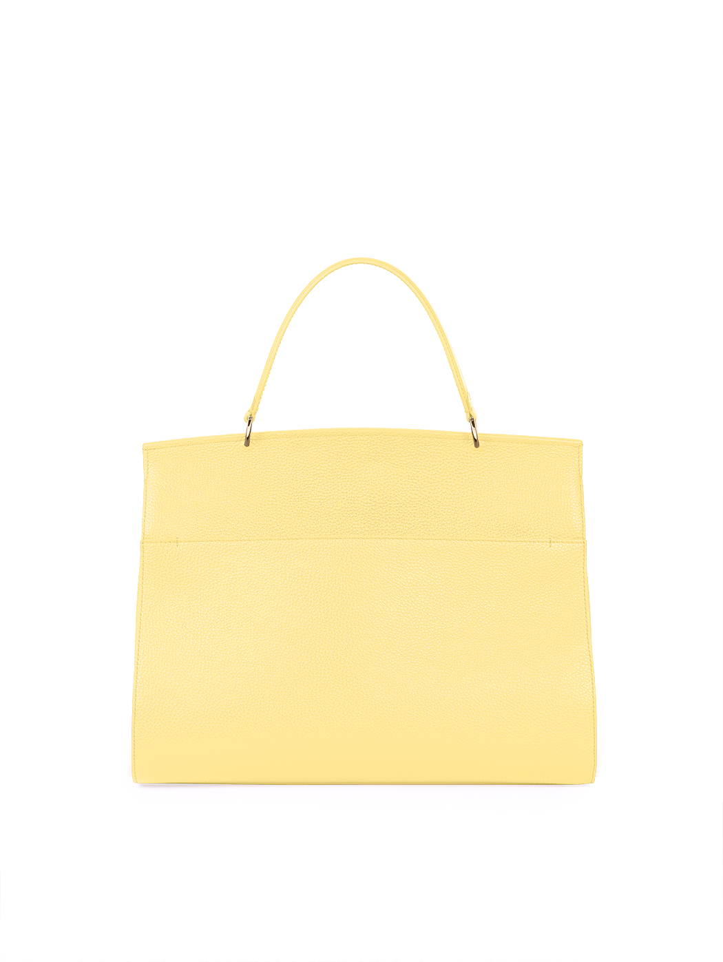 Luxury 50s Top Handle Handbag Lavinia Lemon Yellow