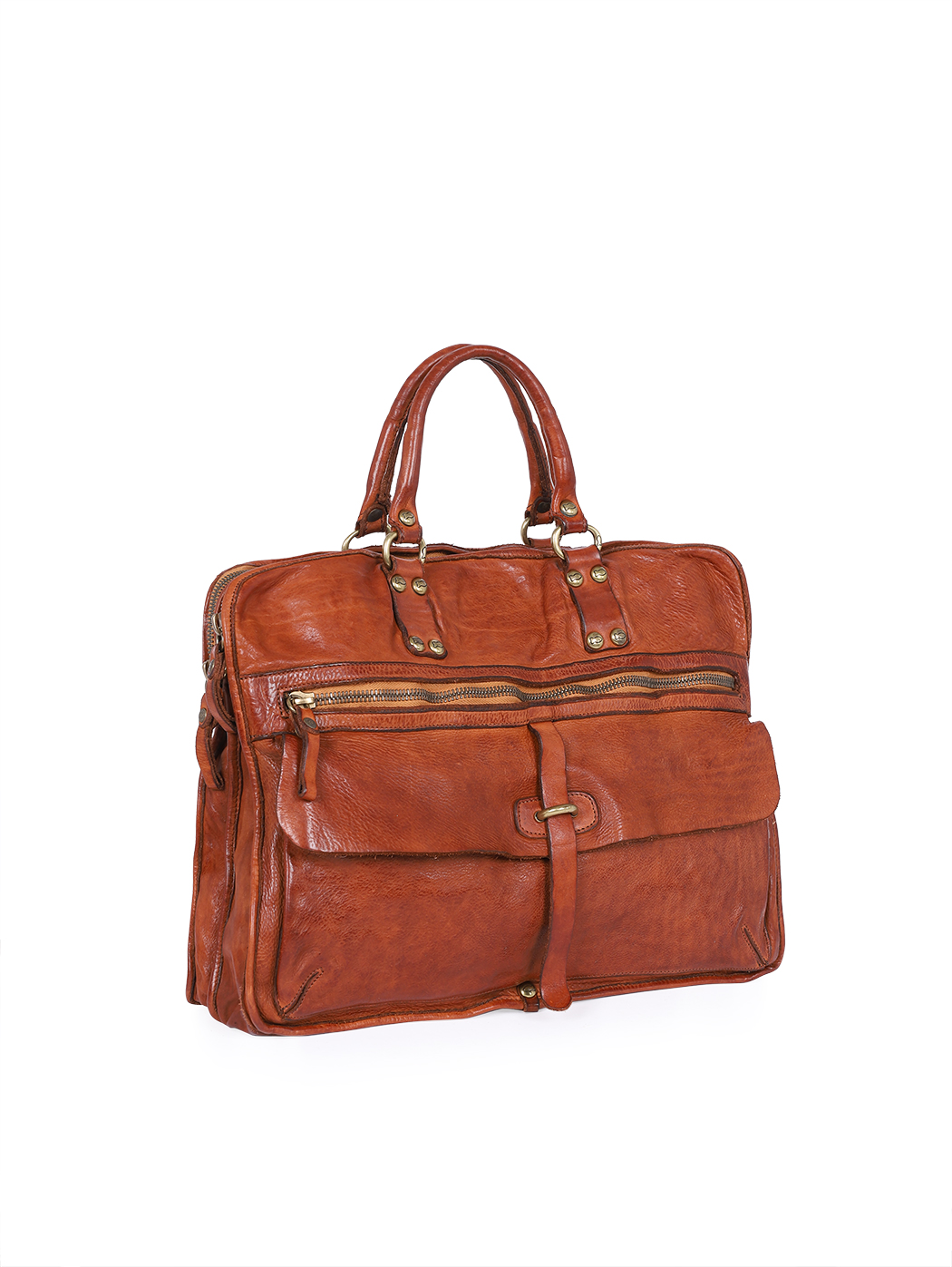 Cognac laptop bag best sale