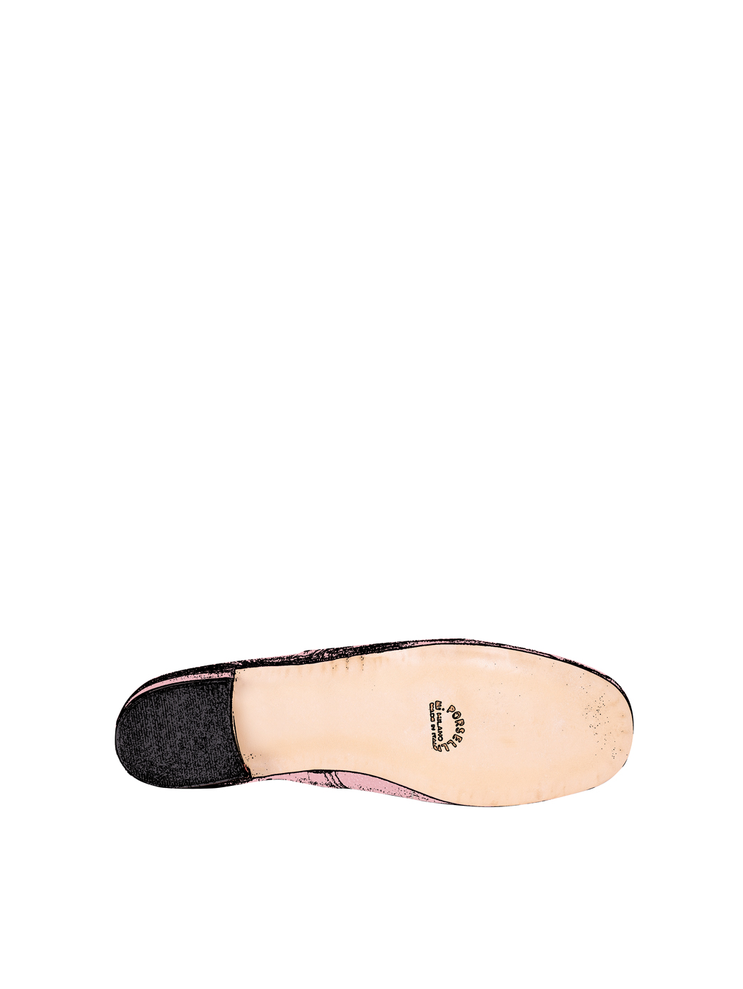 Ballet Pumps Block Heel - Pink Nappa