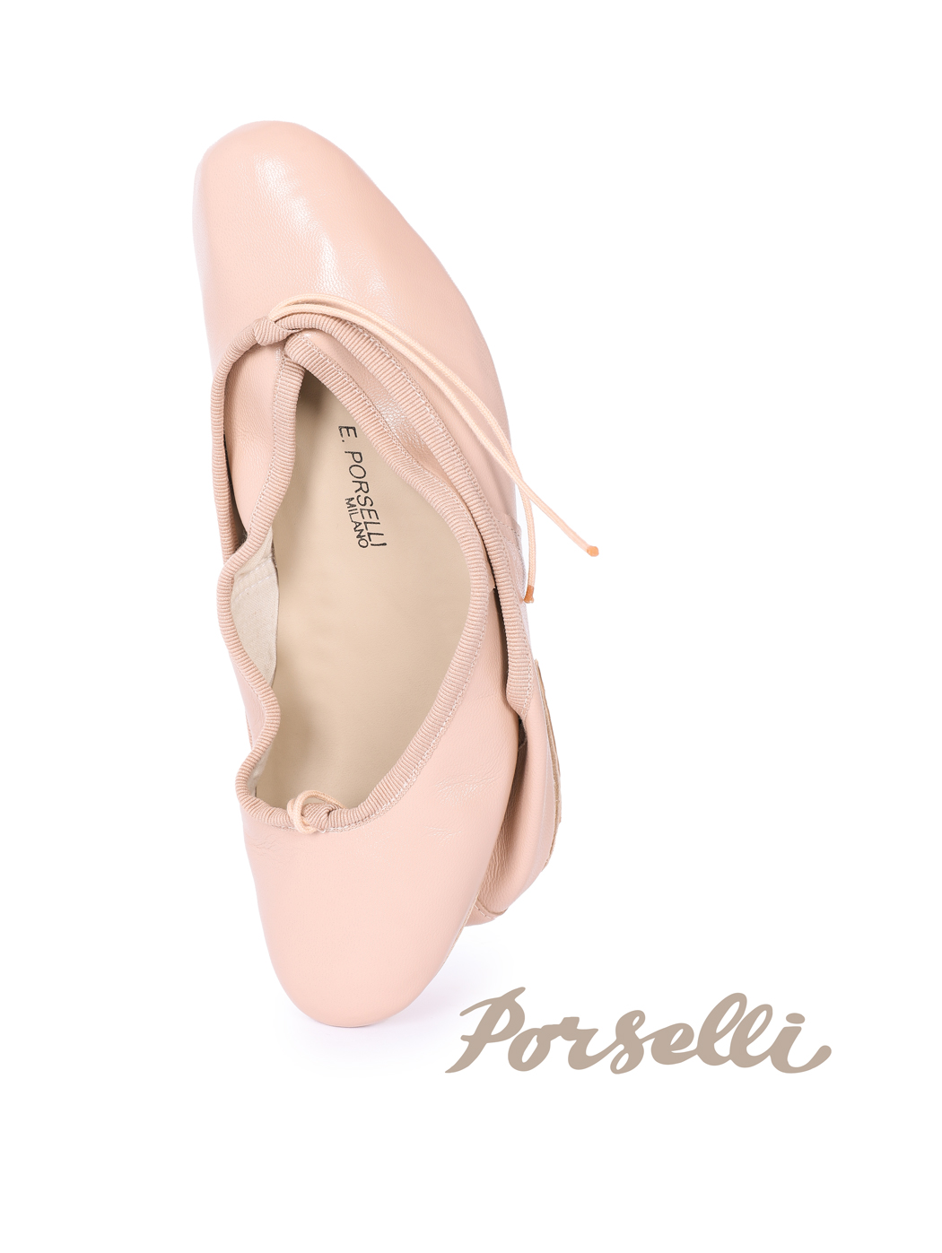 Ballet Pumps Block Heel - Pink Nappa