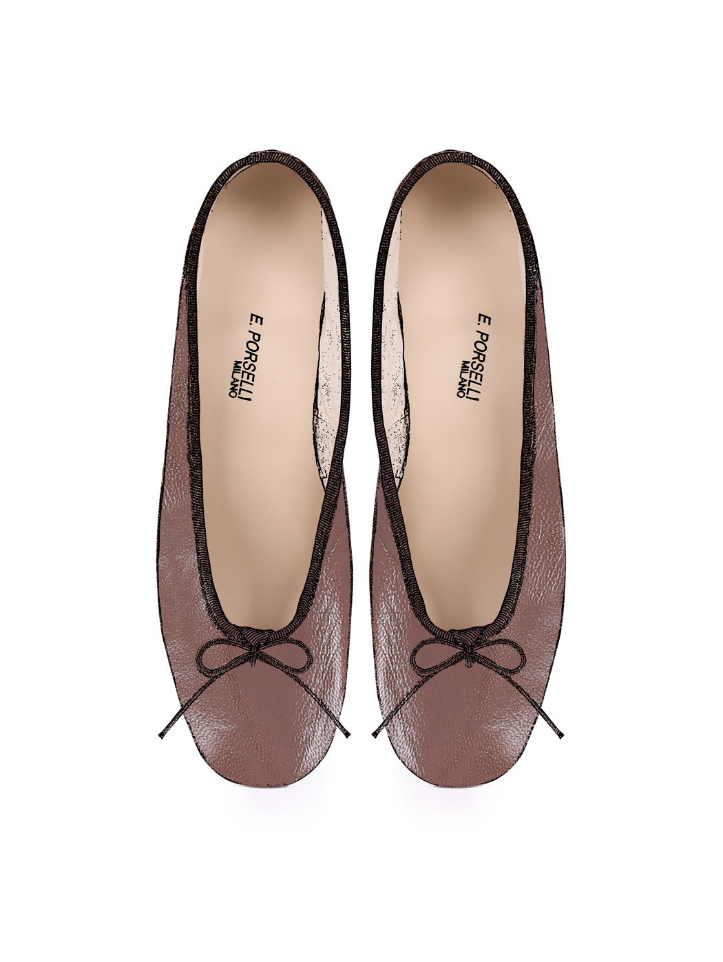 Ballet Pumps Block Heel Chocolate 15-Chocolate