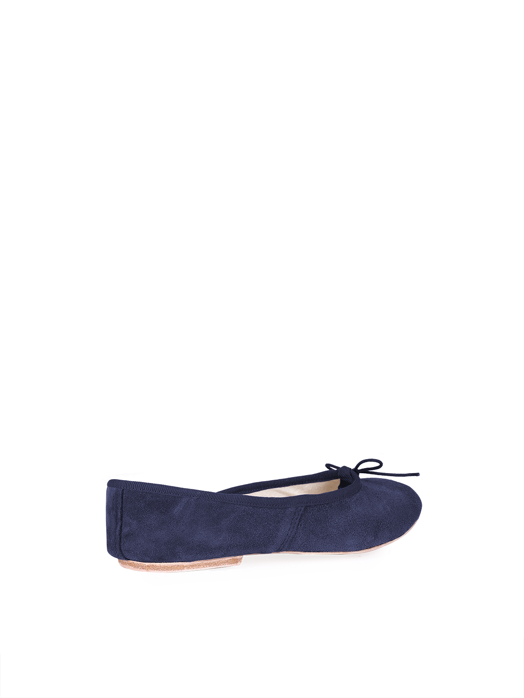 Ballet Flats Dark Blue Suede