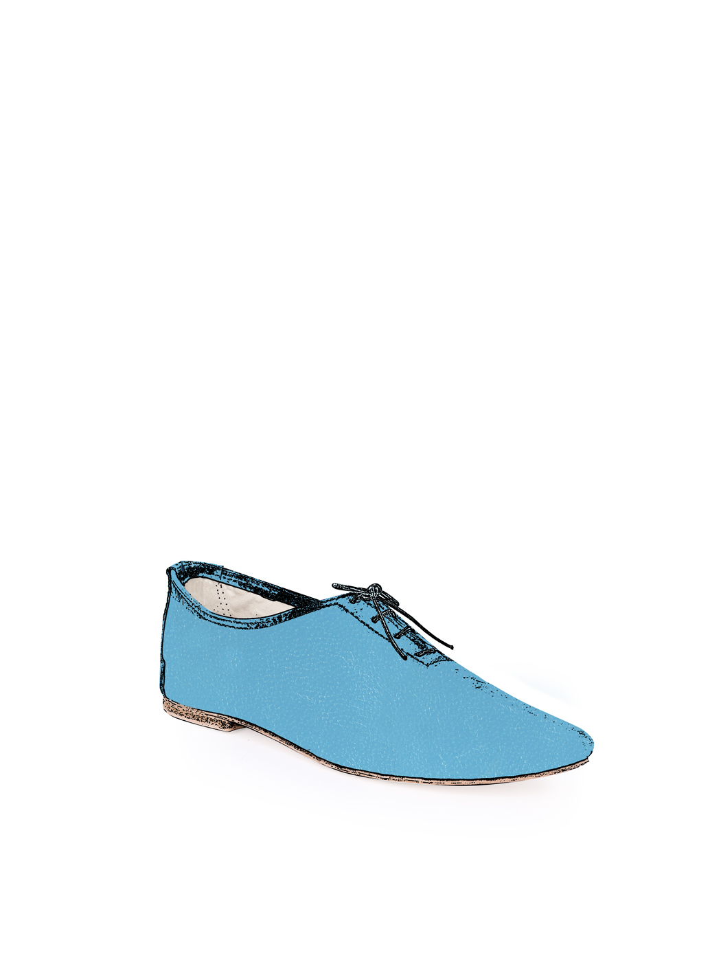 Jazz Dance Ballet Flat Shoes Sky Blue 06-Sky Blue