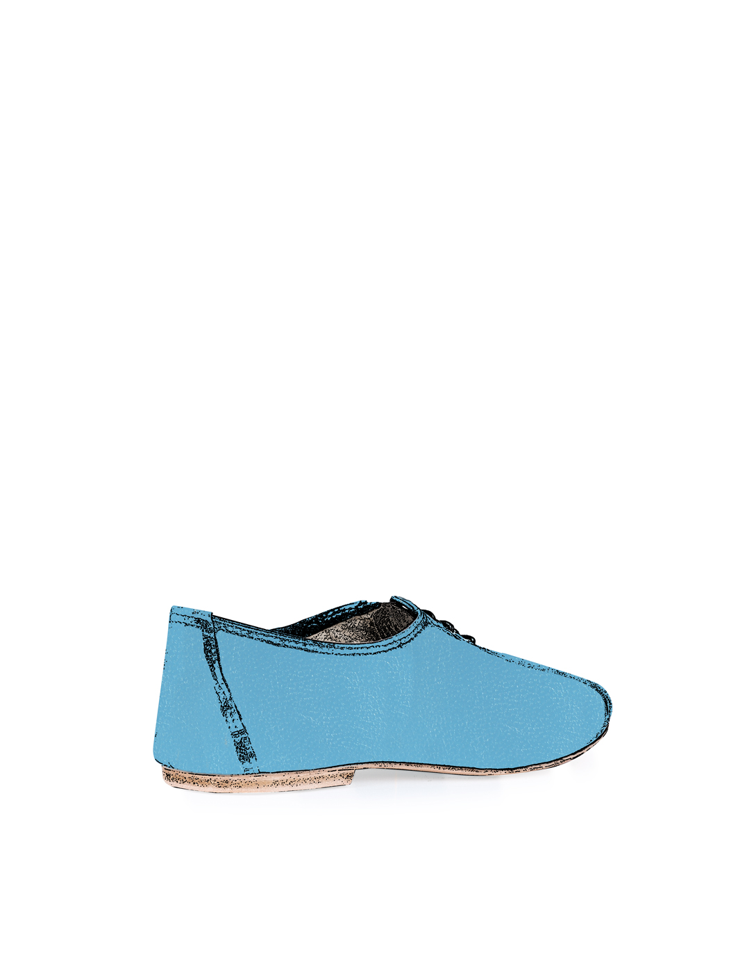 Jazz Dance Ballet Flat Shoes Sky Blue 06-Sky Blue