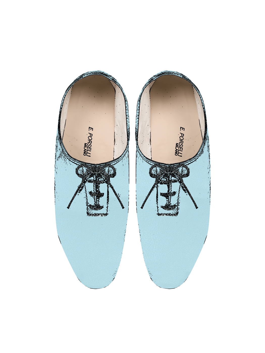 Jazz Dance Ballet Flat Shoes Light Blue 07-Light Blue