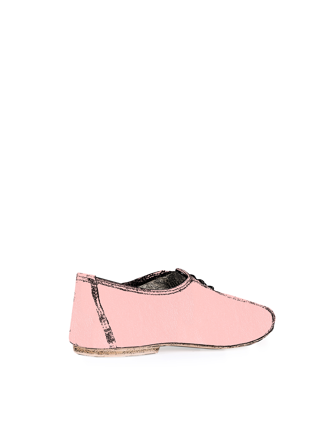 Jazz Dance Ballet Flat Shoes Pink 12-Pink