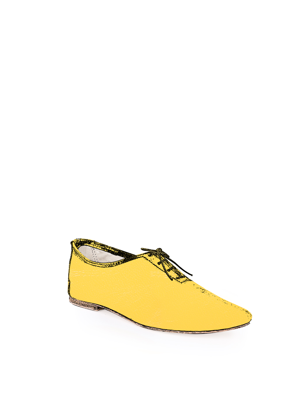 Jazz Dance Ballet Flat Shoes Yellow 13-Yellow