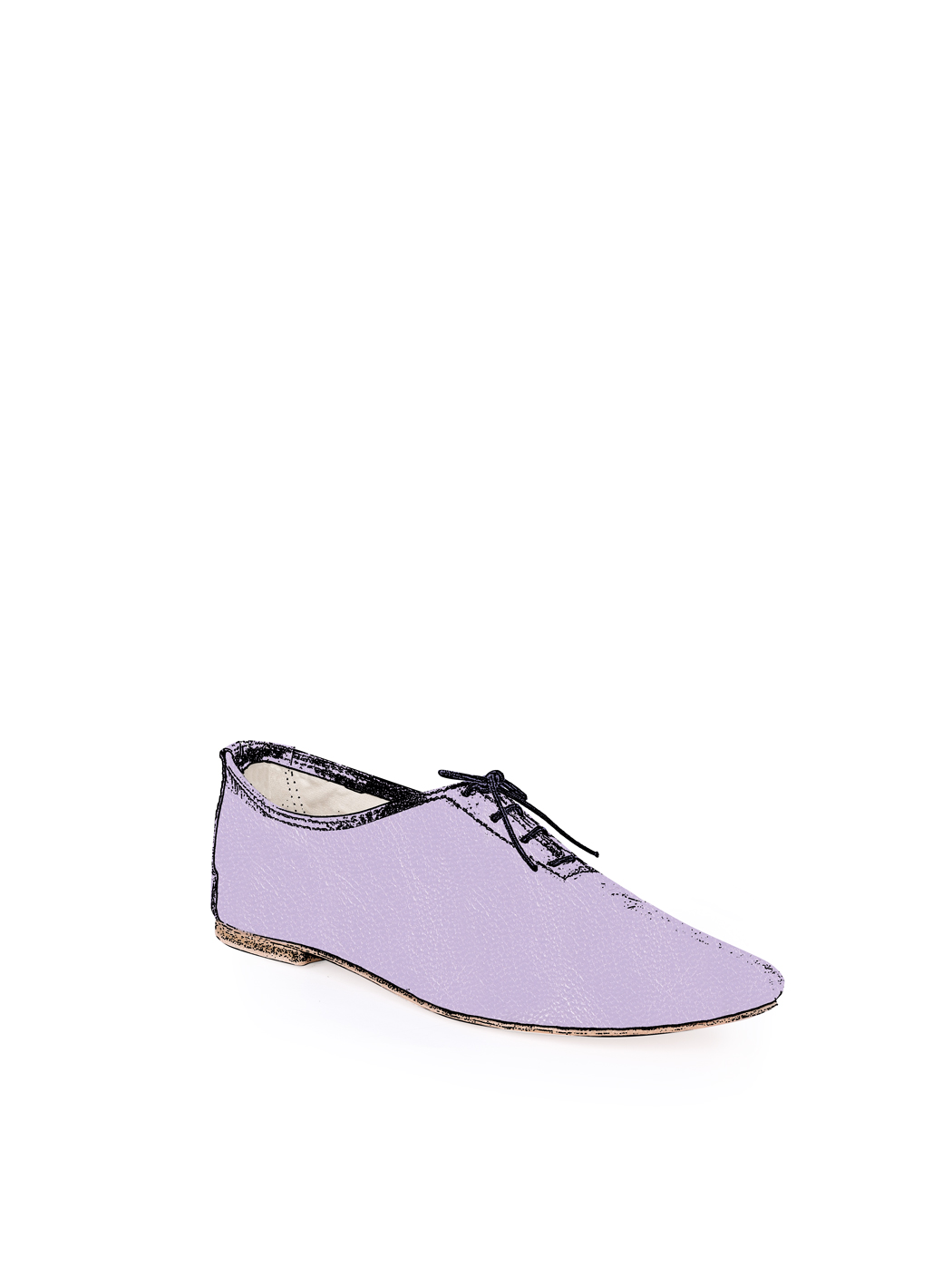 Jazz Dance Ballet Flat Shoes Light Purple 21-Light Purple