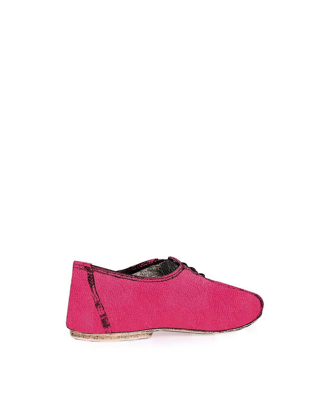 Jazz Dance Ballet Flat Shoes Cherry Red 22-Cherry Red