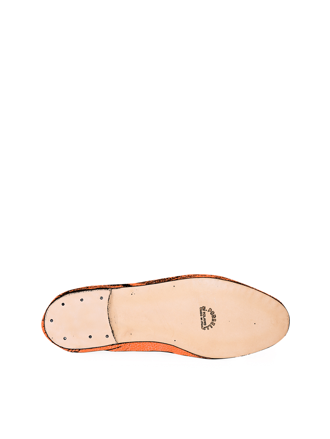 Jazz Dance Ballet Flat Shoes Orange 24-Orange