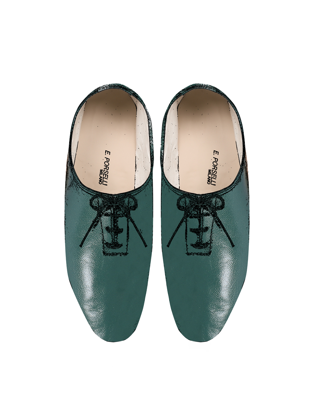 Jazz Dance Ballet Flat Shoes Dark Green 25-Dark Green