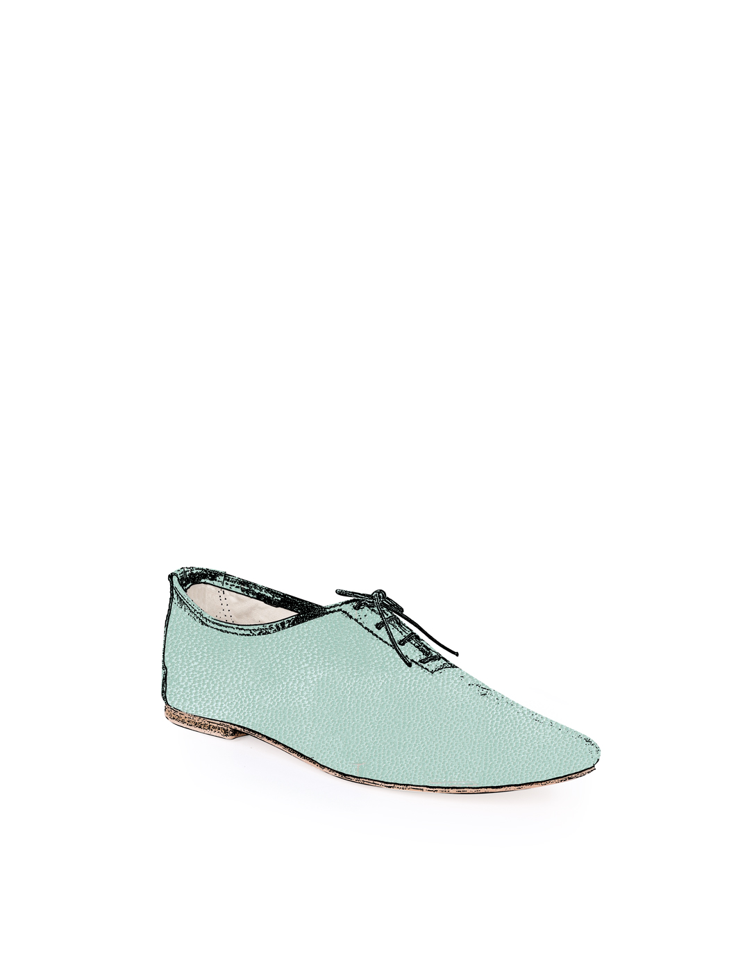 Jazz Dance Ballet Flat Shoes Mint Green 27-Mint Green