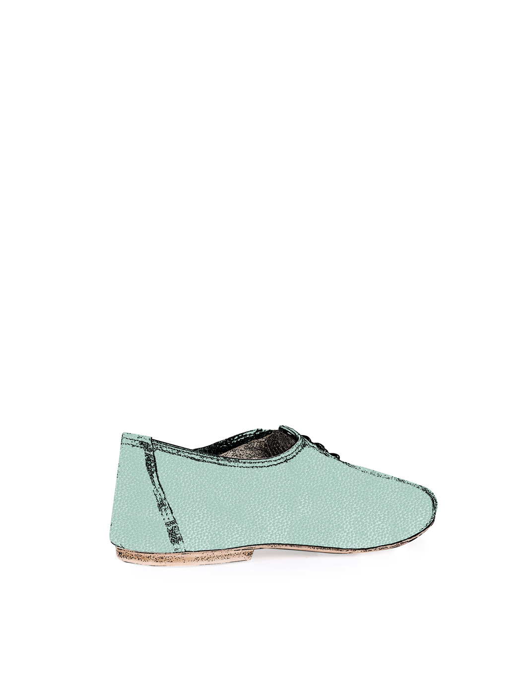 Jazz Dance Ballet Flat Shoes Mint Green 27-Mint Green