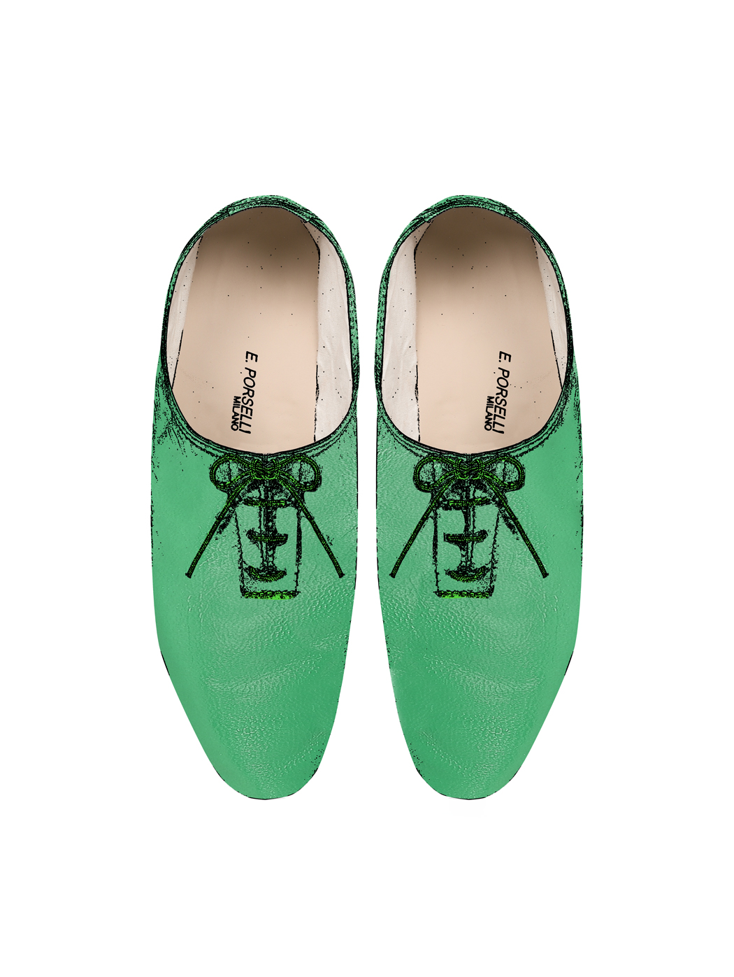 Jazz Dance Ballet Flat Shoes Green 28-Green