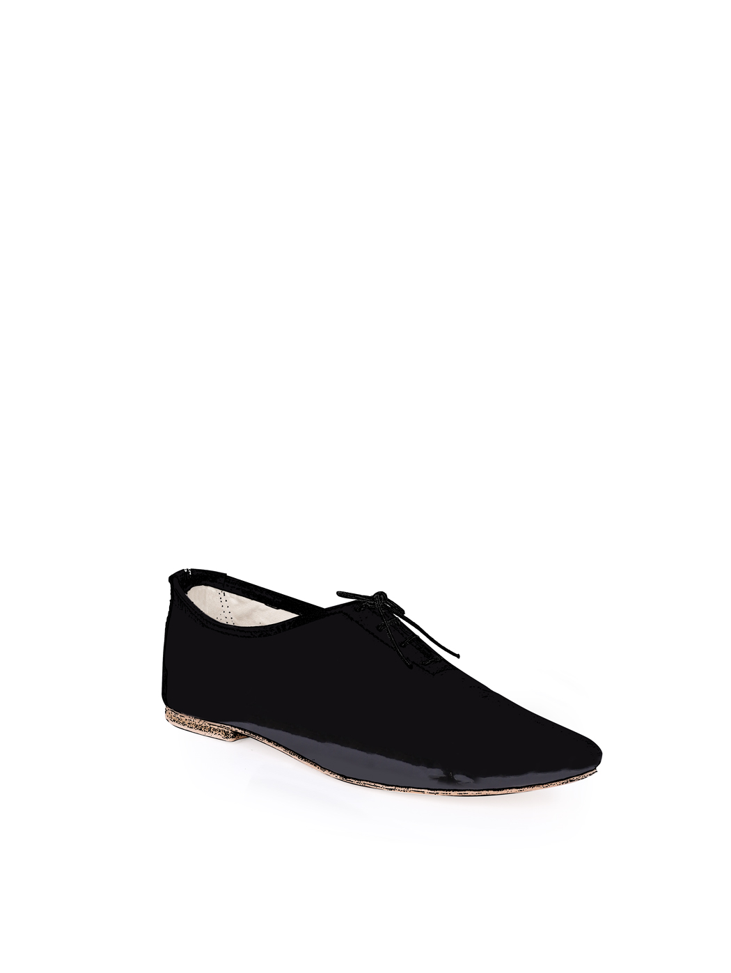 Jazz Dance Ballet Flat Shoes Black Patent 29-Black Patent (Glossy)