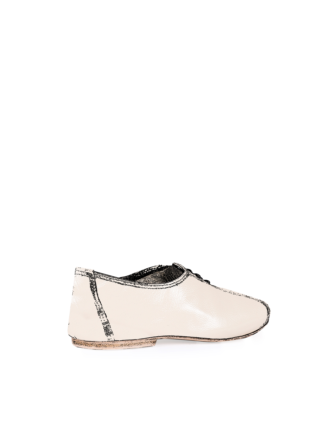 Jazz Dance Ballet Flat Shoes Bone 30-Bone